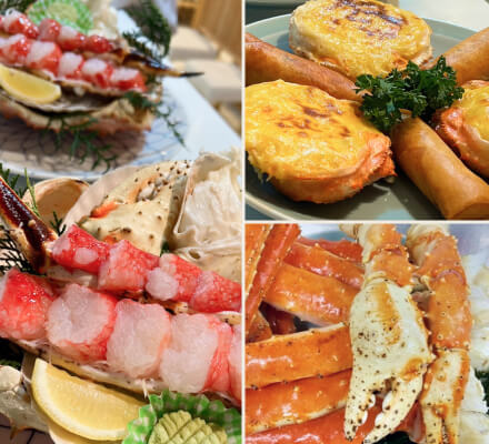 かに料理の画像４品